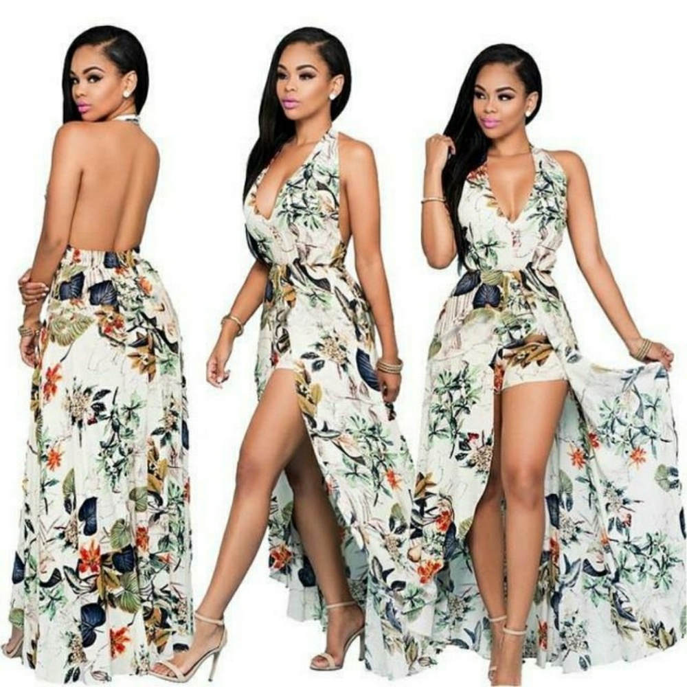 Maxi Romper Dress